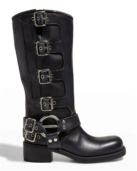 miu miu cat boots|miu moto boots.